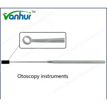 Curette auriculaire en acier inoxydable pour instruments d&#39;otoscopie